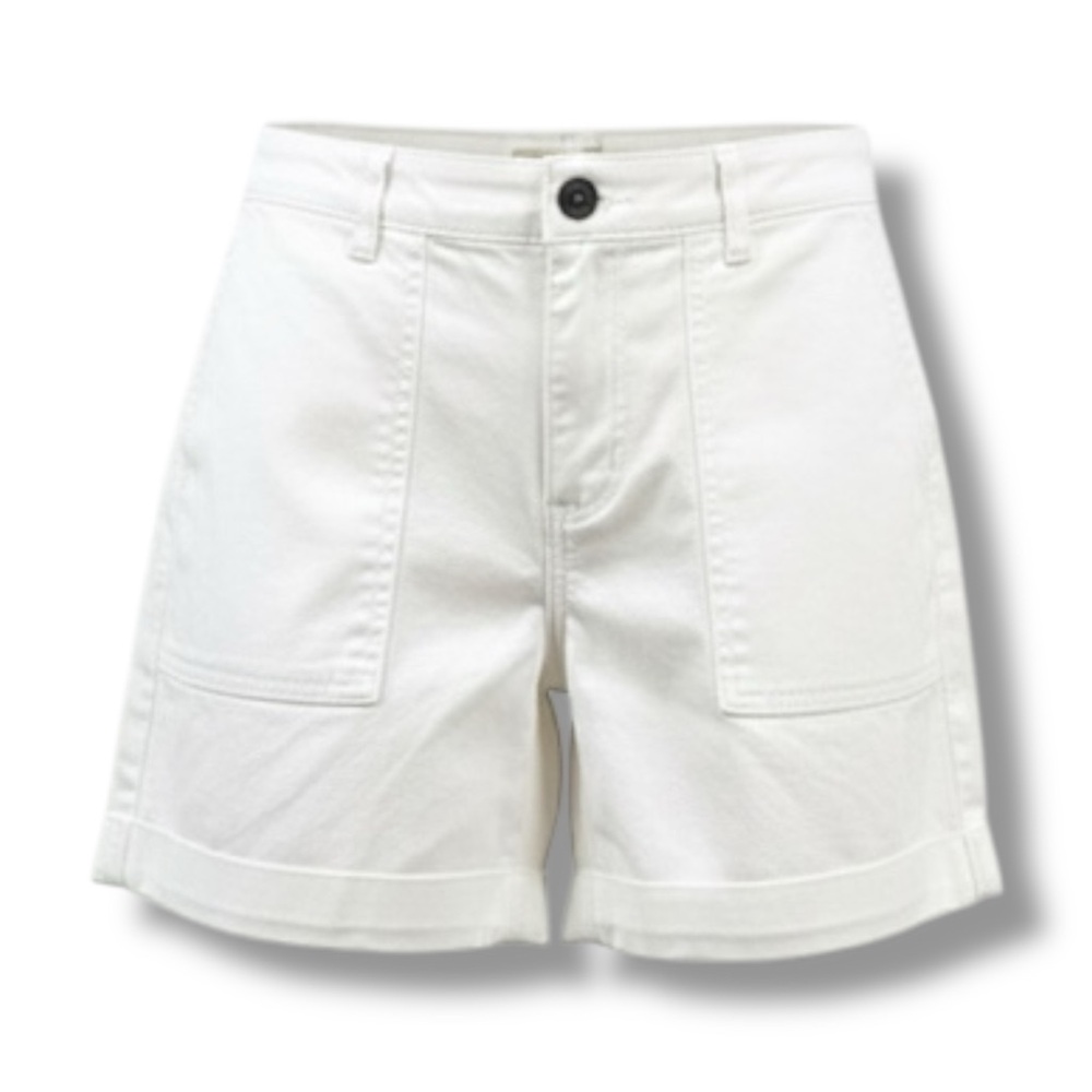 Ricki's White Denim Patch Pocket Shorts